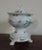 19th Century 19th Century French Empire Old Paris Porcelain Sprig Cornflower Urn Form Sauce Tureen & Cover For Sale - Image 5 of 11