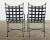 Set of Four Mario Papperzini Style Iron Bronze Garden Dining Chairs For Sale - Image 12 of 12