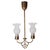 Art Nouveau Brass and Glass Hanging Lamp, 1920s For Sale - Image 14 of 14