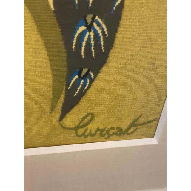 1950s "The Fishing Rooster" Tapestry by Jean Lurçat For Sale - Image 5 of 10