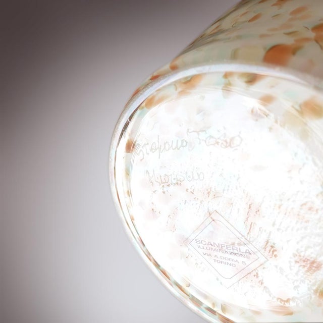 Glass Murano Glass Vase by Stefano Toso, 1970s For Sale - Image 7 of 8