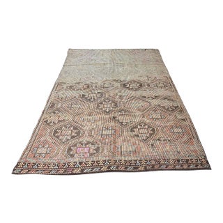 Anatolian Vintage Turkish Bohemian Kilim Rug For Sale