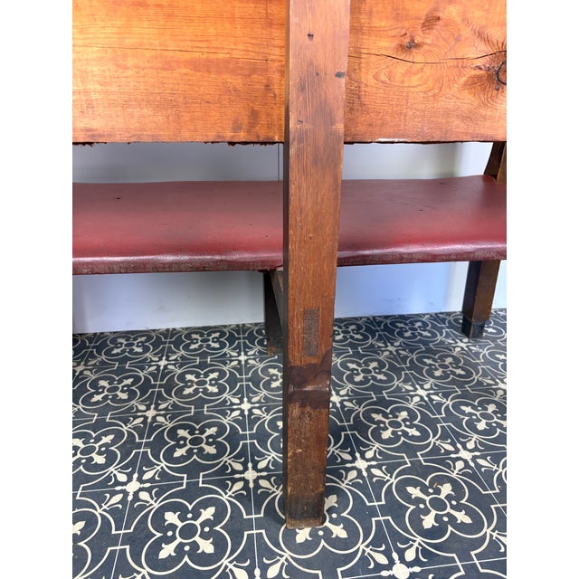 20th Century West Yorkshire Police Station Bench, 1950s For Sale - Image 10 of 18