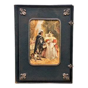 Royal 60th Anniversary Presentation Portfolio With Watercolor and Silver Mounts