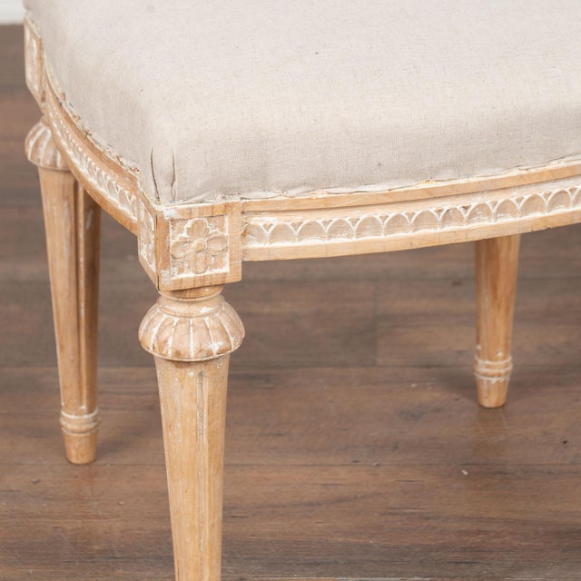 Late 19th Century Pair, 19th Century Swedish Gustavian Tabouret Stools For Sale - Image 5 of 11