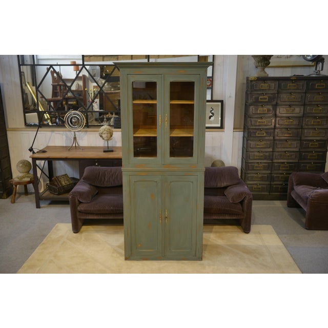 2-Body Buffet in Patinated Elm, 1940s For Sale - Image 10 of 11