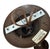 Metal Vintage Halophane Hanging Pendant Light Fixtures - Pair For Sale - Image 7 of 10