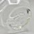 Transparent Vintage 1980’s Simon Pearce “Shelburne” Clear Hand Blown Glass Optic Vase For Sale - Image 8 of 8