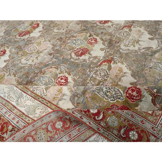 Early 20th Century Stunning Earth Color Bidjar Oversize Rug - 11' x 18'7" For Sale - Image 4 of 5