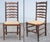 English Antique English Ladder Back Rush Seat Dining Chairs - Set of 6 For Sale - Image 3 of 17