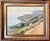 Antique 19th Century French Impressionist Landscape Oil Painting of the Riviera / Mediterranean Sea Coast For Sale - Image 9 of 9