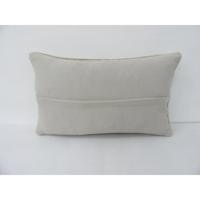 Traditional Faded Decorative Pillow Cover For Sale - Image 3 of 4