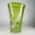 1970s Green Art Glass Vase Controlled Bubble Modern Style of Murano For Sale - Image 9 of 10