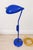 Mid-Century Modern Vintage Industrial Blue Floor Lamp – Large Metal Task Lamp, Mid-Century Modern For Sale - Image 3 of 7