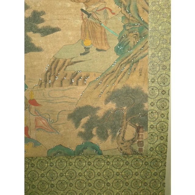 1930s Chinese Queen Mother of the West Scroll For Sale - Image 5 of 10
