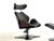 Set of Leather Tok Armchair & Ottoman by Toshiyuki Kita for Stokke For Sale - Image 3 of 17