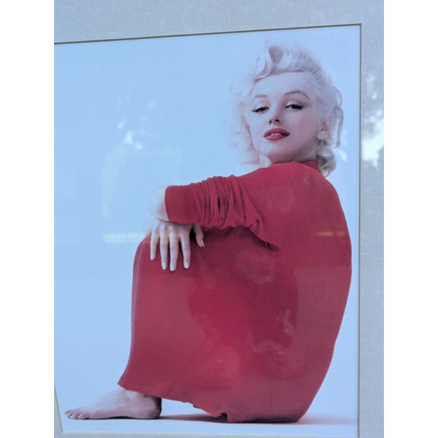 Printmaking Materials Vintage Marilyn Monroe Framed Print For Sale - Image 7 of 8