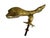 Antique Brass Dolphin Door Knocker with Maltese Cross For Sale - Image 6 of 6
