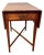 Antique American Cherry Dropleaf Pembroke Table With Cross Stretcher Base For Sale