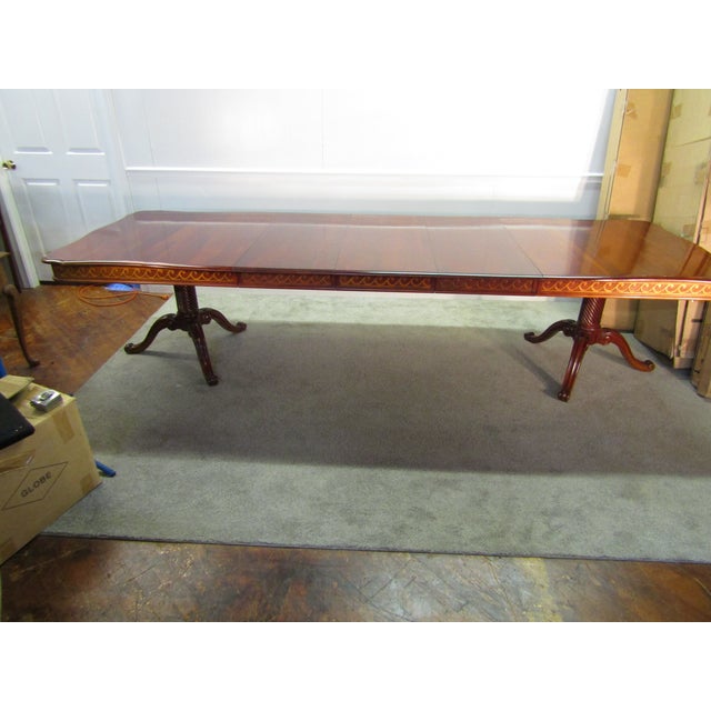 Pennsylvania House Solid Cherry Chippendale Style Dining Table For Sale - Image 9 of 12