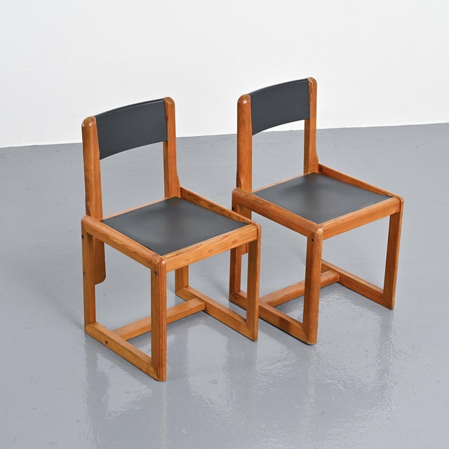 French Chairs by André Sornay, 1960, Set of 2 For Sale - Image 3 of 18