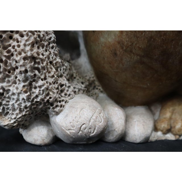 Kevin Peters "Get Your Own Starfish" Brazilian Soapstone Sea Otter Sculpture For Sale - Image 10 of 13