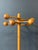 Dimensions: H 64” x W 23.5”. Vintage Scandinavian pine coat rack with adjustable hangers by Rainer Daumiller, 1970s.