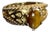 1930s-40s Tiger's Eye / 14k Gold Plated Cocktail Ring For Sale