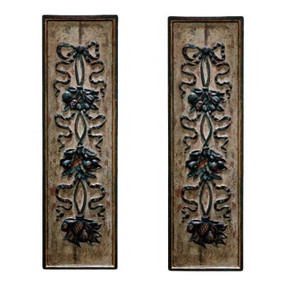 Louis XVI-Style Carved Boiserie Wall Panels - "Essex" a Pair For Sale
