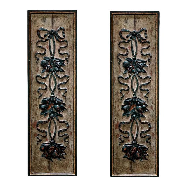 Louis XVI-Style Carved Boiserie Wall Panels - "Essex" a Pair For Sale
