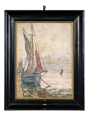 R. Tuzil, Untitled, Oil, Framed