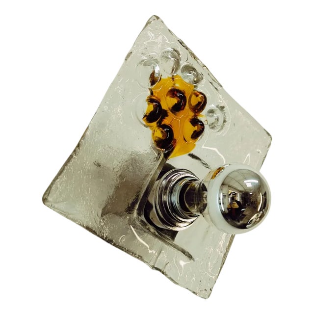Wall Light in Murano from Mazzega For Sale