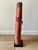 1980s Tall Southwestern Mixed-Media Figurative Sculpture With Brass Face by Naida Seibel, 37.5” H For Sale - Image 9 of 10