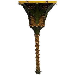 Hand-Painted Italian Wall Planter For Sale