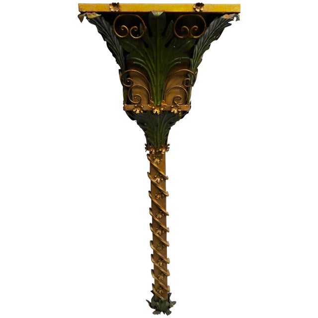 Hand-Painted Italian Wall Planter For Sale