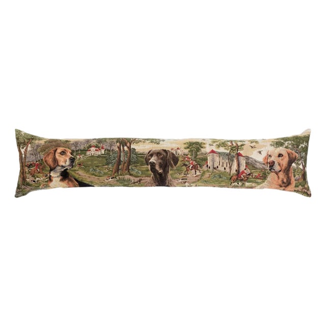Country Dogs Draught Excluder - 90x20 Cm (36"x9") For Sale