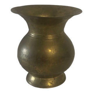 Small Brass Vase For Sale