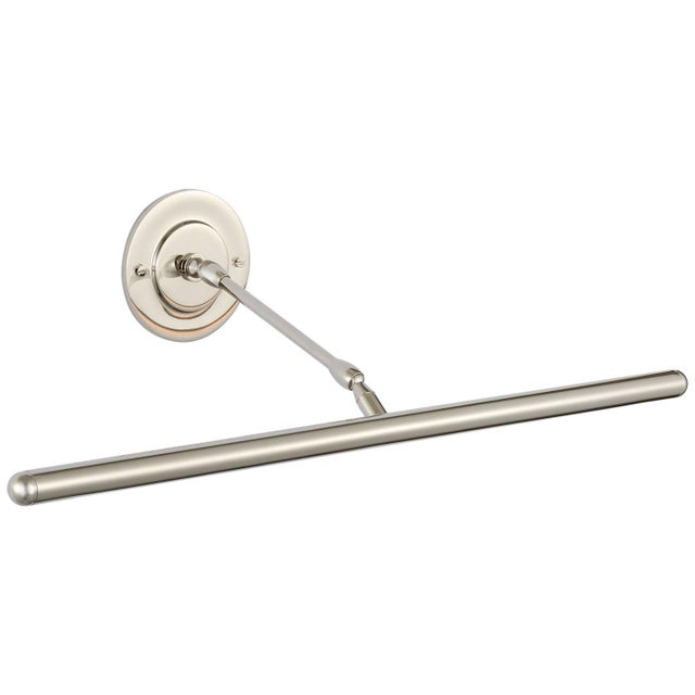 Amber Lewis for Visual Comfort Signature Emery 24" Picture Light in Polished Nickel For Sale