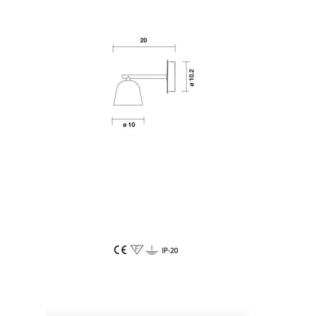 Lighto a Black Matte- Black Chrome Cup Wall Lamp by Jaime Hayon for Parachilna For Sale - Image 9 of 12