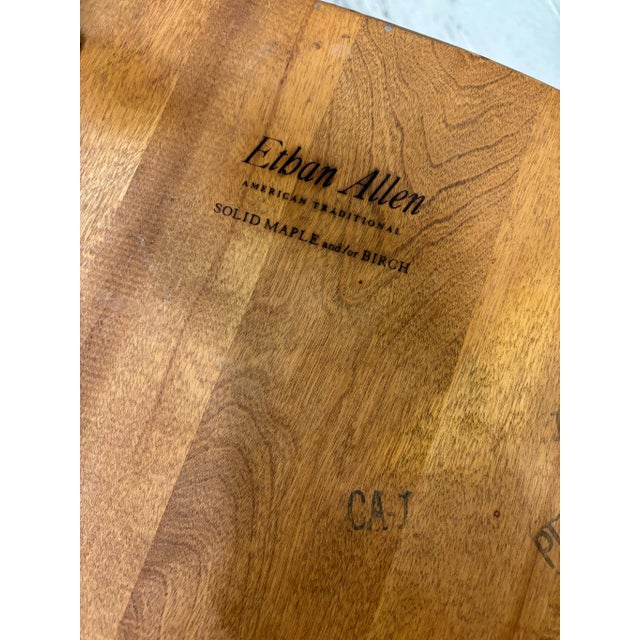 Vintage Ethan Allen Heirloom Nutmeg Maple Windsor Dining Side Chairs - Set of 4 For Sale In Kansas City - Image 6 of 10