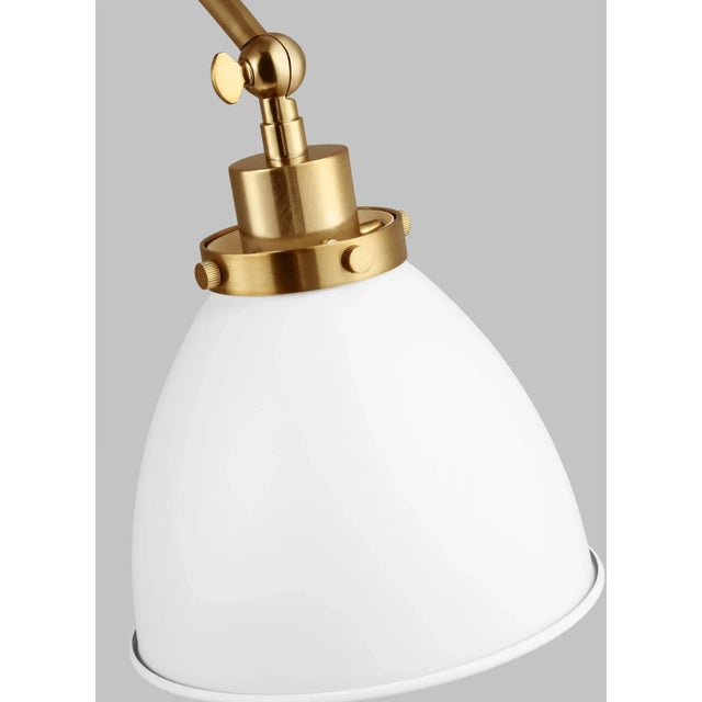 The Wellfleet one light wall sconce by Chapman & Myers is inspired by various classic utility silhouette’s - from factory...