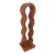 Vintage Curved Bentwood Single Bottle Wine Rack For Sale