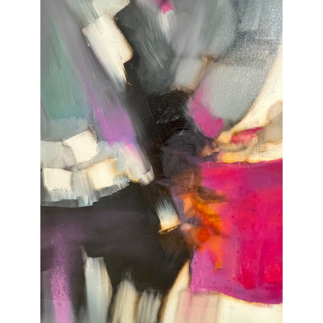 1960s C. 1960s Large Abstract Painting by California Modernist Robert Lawson For Sale - Image 5 of 9