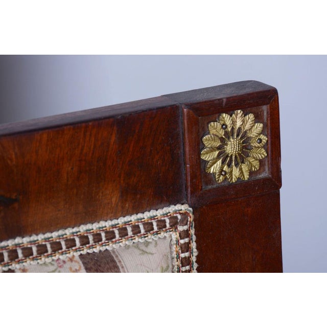 French Empire Mahogany Sofa, 1860s For Sale - Image 5 of 17
