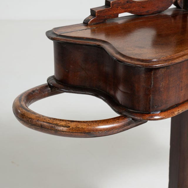 19th Century United Kingdom Victorian Brown Mahogany Coat Rack For Sale - Image 4 of 14