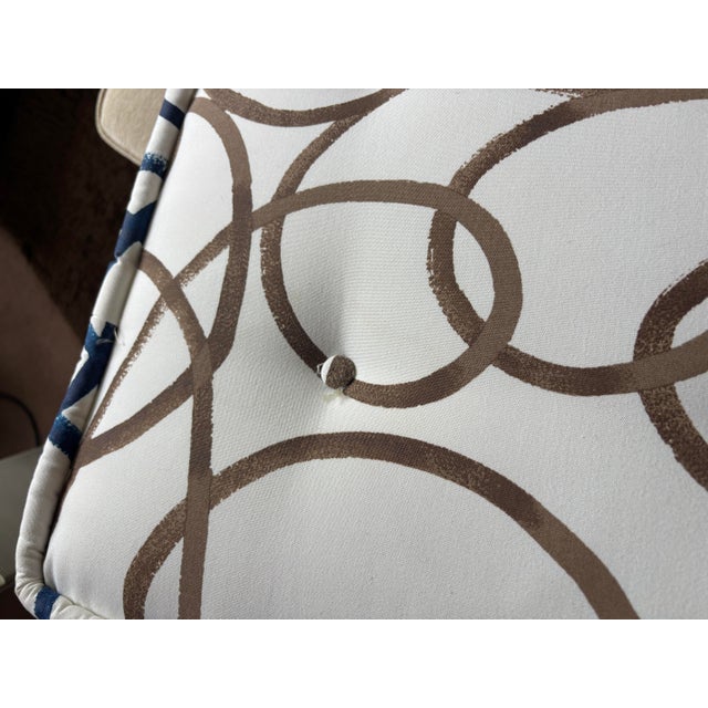 2010s Clarence House Swirl Floor Pillow For Sale - Image 5 of 8