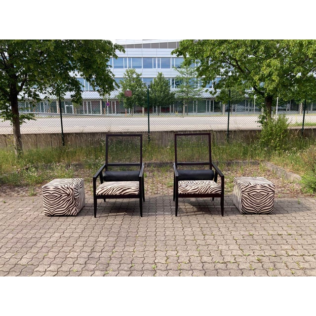 Pierantonio Bonacina Set of Astoria HB Lounge Chair and Ottoman from BBB Bonacina, 2015 For Sale - Image 4 of 18