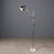 Silver Vintage Floor Lamp in Aluminium and Marble, 1960s For Sale - Image 8 of 8