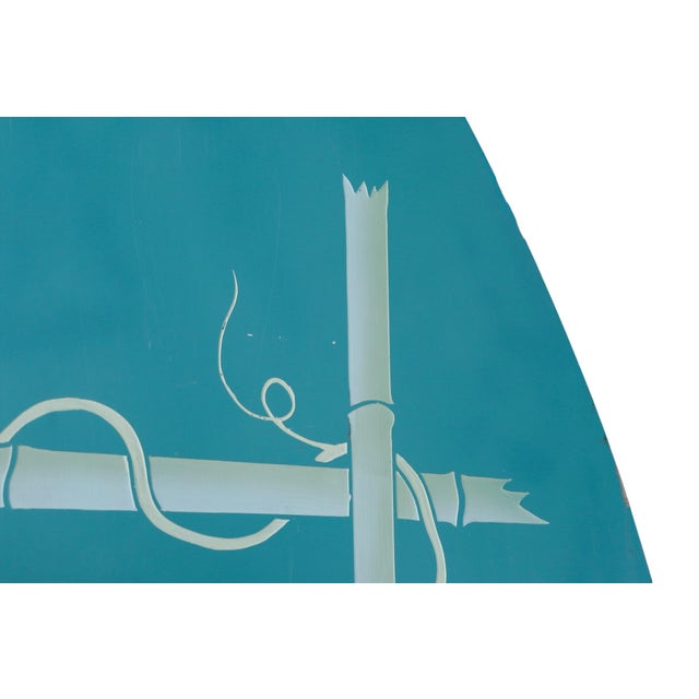 Art Deco Style Round Four Panel Room Divider For Sale - Image 9 of 11