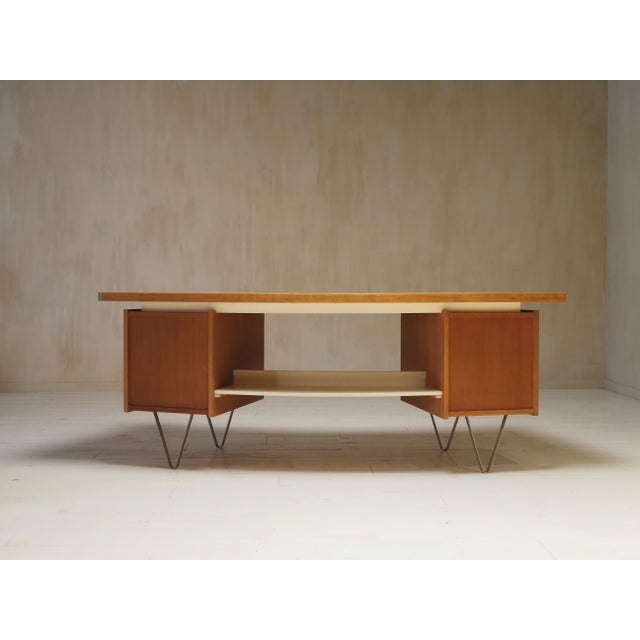 Boomerang Floating Desk from Tijsseling Nijkerk, the Netherlands, 1960s For Sale - Image 15 of 15